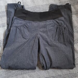 Prana Black and Gray Track Pants